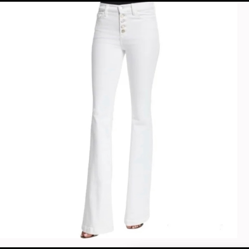 J BRAND MARIA FLARE HIGH-RISE FLARE JEANS